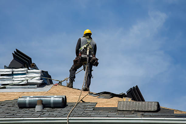Professional Roof Replacement technician working in Boylston, MA